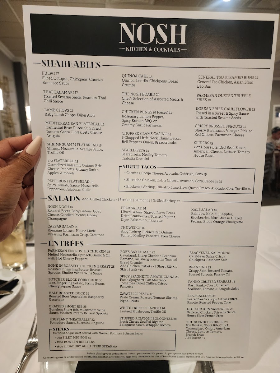 Menu Nosh Kitchen & Cocktails-1